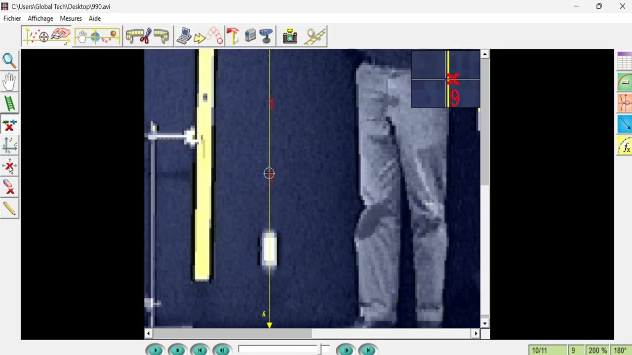 طريقة التصوير المتعاقب عبر avistep للحركات المستقيمة