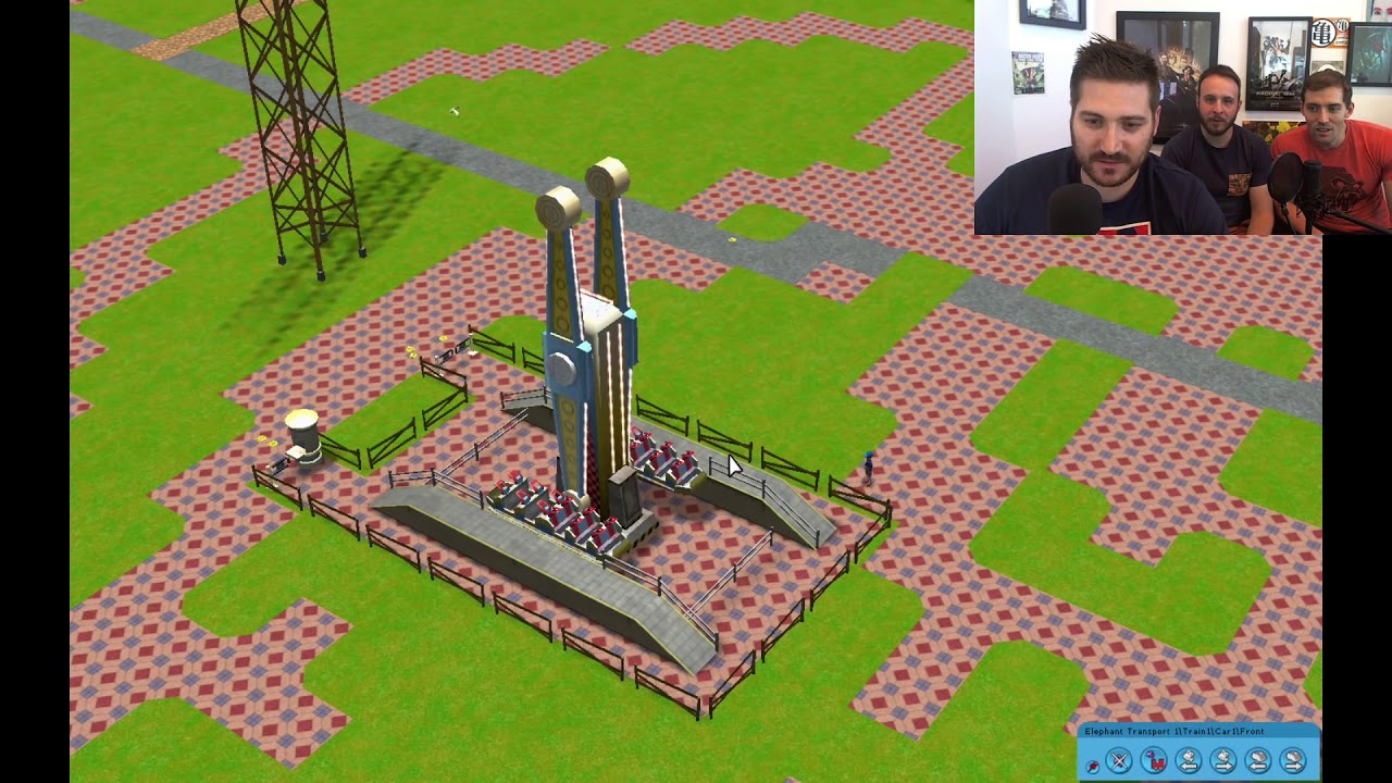 МЫ ДРЯВЦЫ - Геймплей Roller Coaster Tycoon 3!