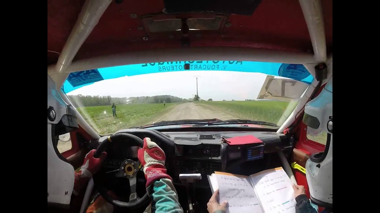 In-car- 3rotor 20B powered 4wd Peugeot 205 rally car- Group B 2014!