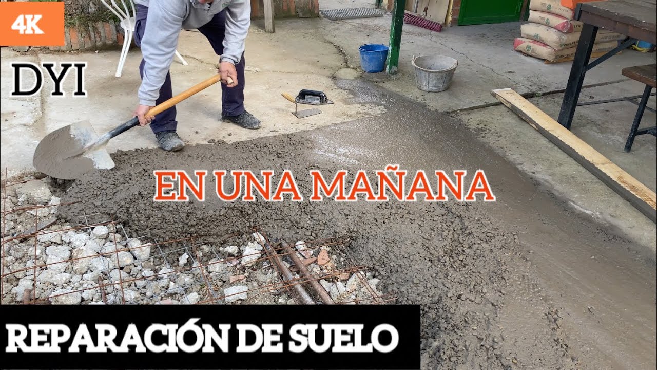 HACER PARCHE EN SUELO DE HORMIGÓN REPARACIÓN DE PISO DE CONCRETO SIN GRANDES CONOCIMIENTOS(1 mañana)