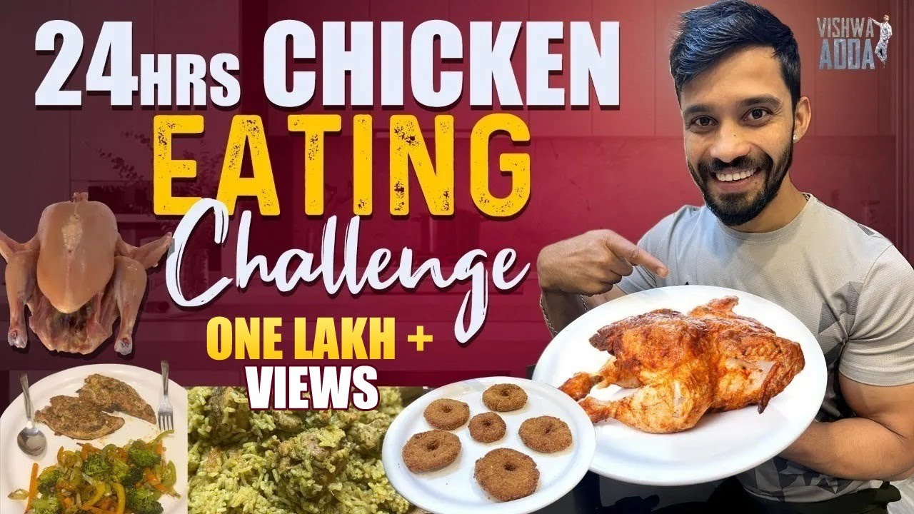 24Hr's Chicken Eating Challenge || Eating Challenge || Donne Biryani || Vishwa Adda