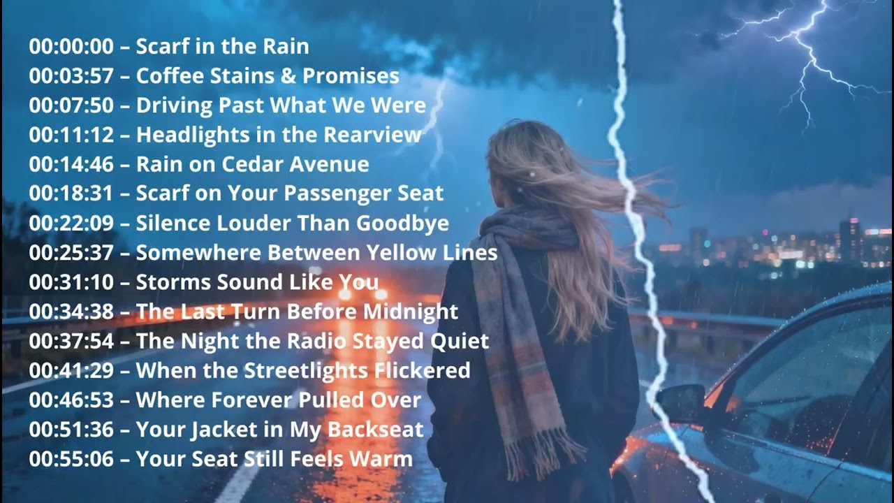 Rainy Night Drive  | Sad Songs That Feel Like Memories