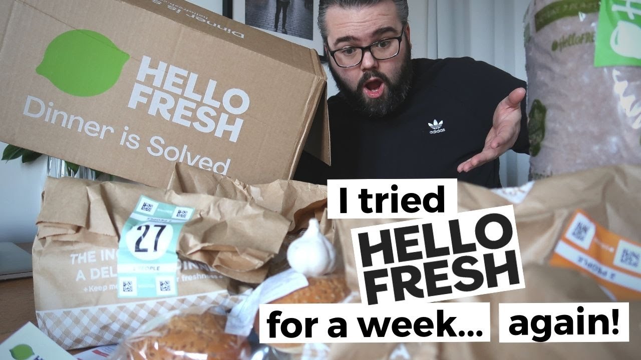 I tried HELLO FRESH for a week...AGAIN! UK 2021 unboxing + honest review!