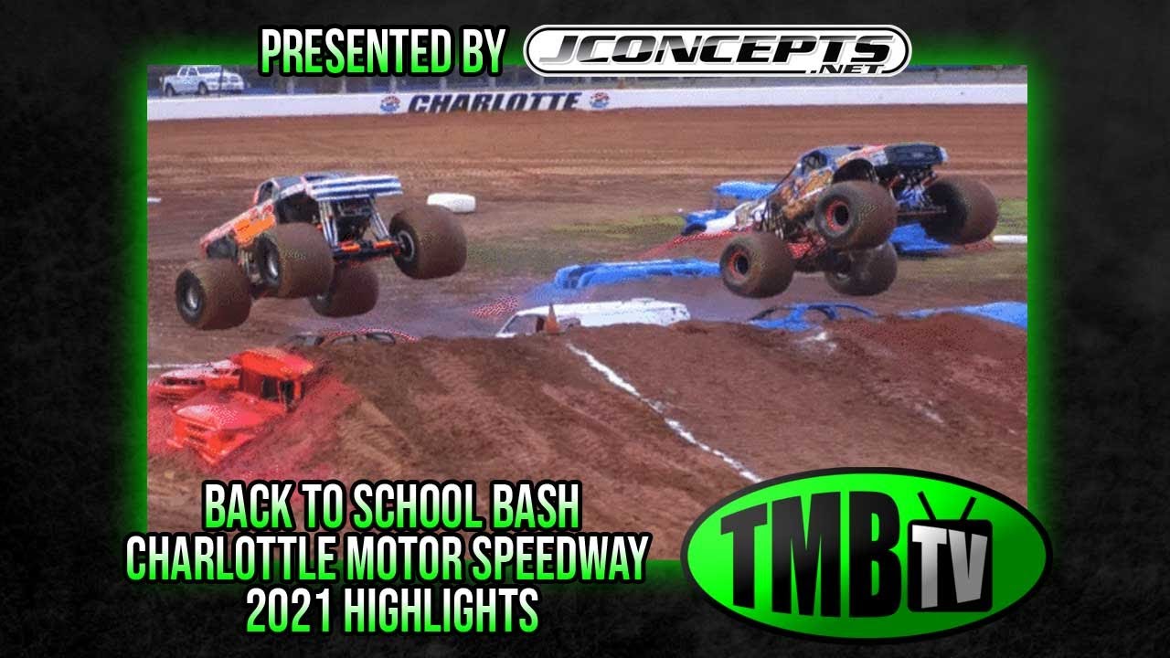 TMB TV Monster Trucks - Highlights - Charlotte Motor Speedway Back To School Bash 2021