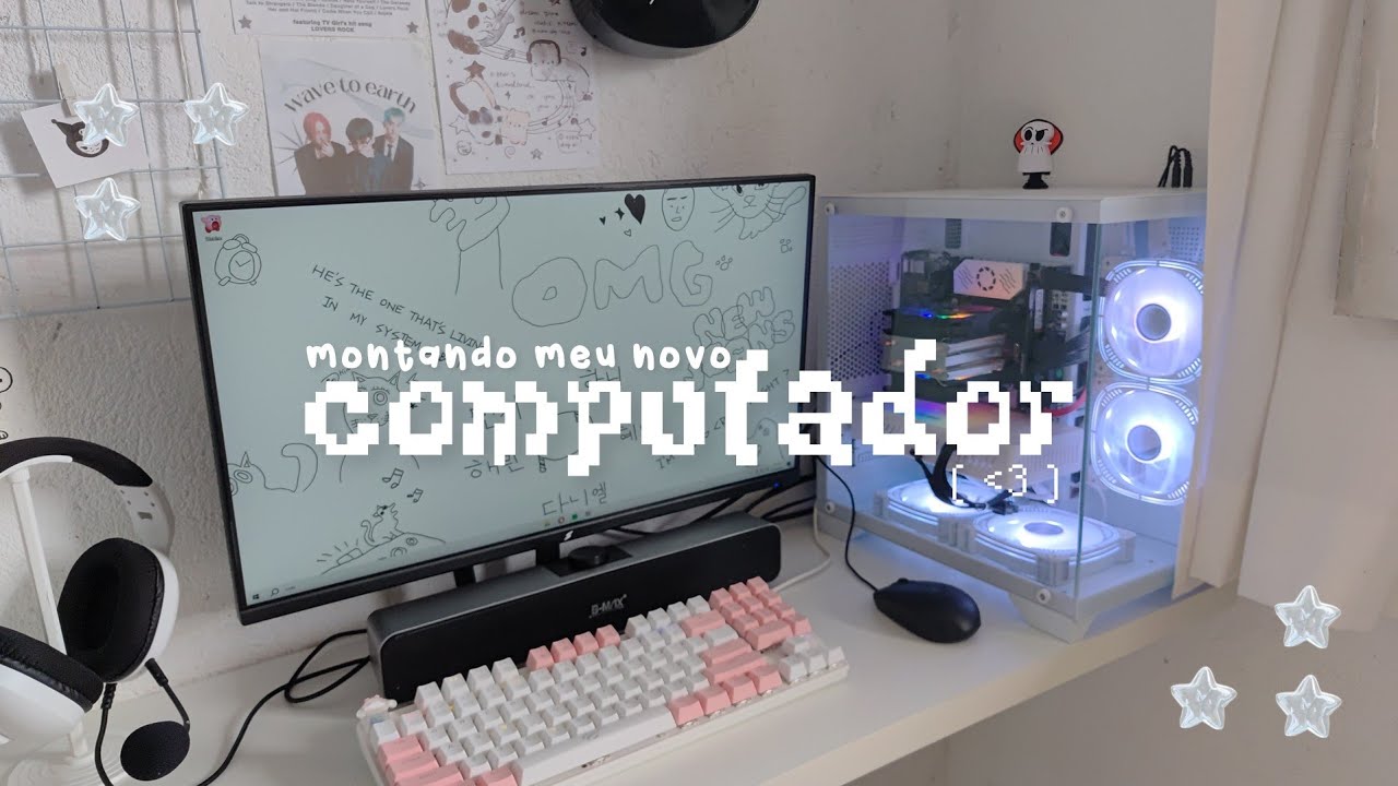 montando meu novo computador ⋆౨ৎ˚⟡˖ ࣪