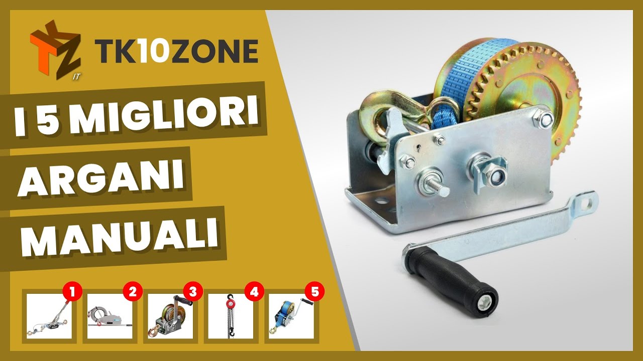 I 5 migliori argani manuali