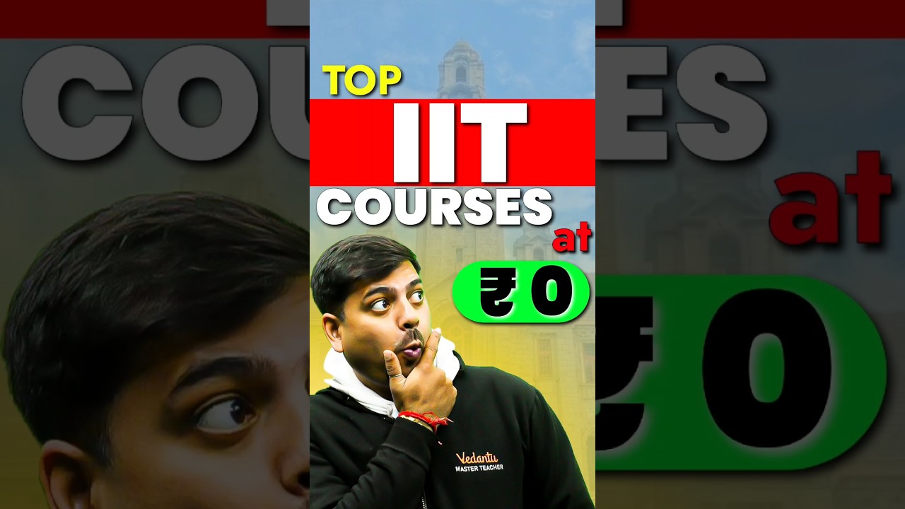 Top IIT Courses for FREE😍😍 #jeemains #jeeadvanced #iitjee #jee2026 #iitbombay #iitmadras #harshsir