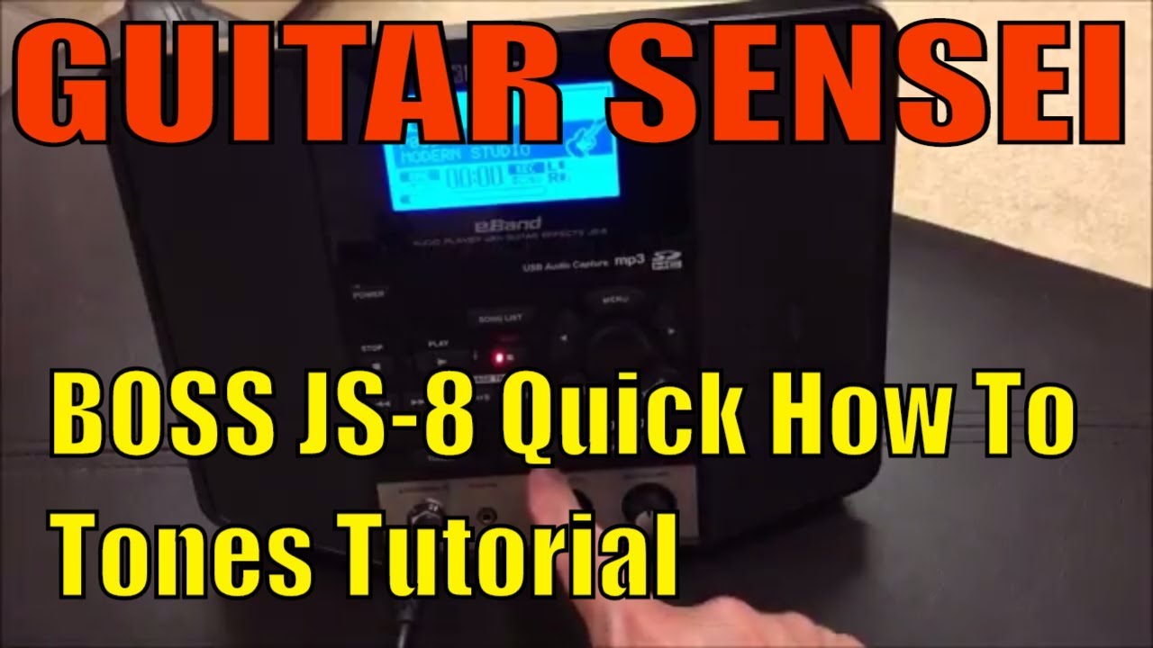 Roland Boss eBand JS-8 | The Sights, Sounds & The Tones! |  Quick Tips Tutorial