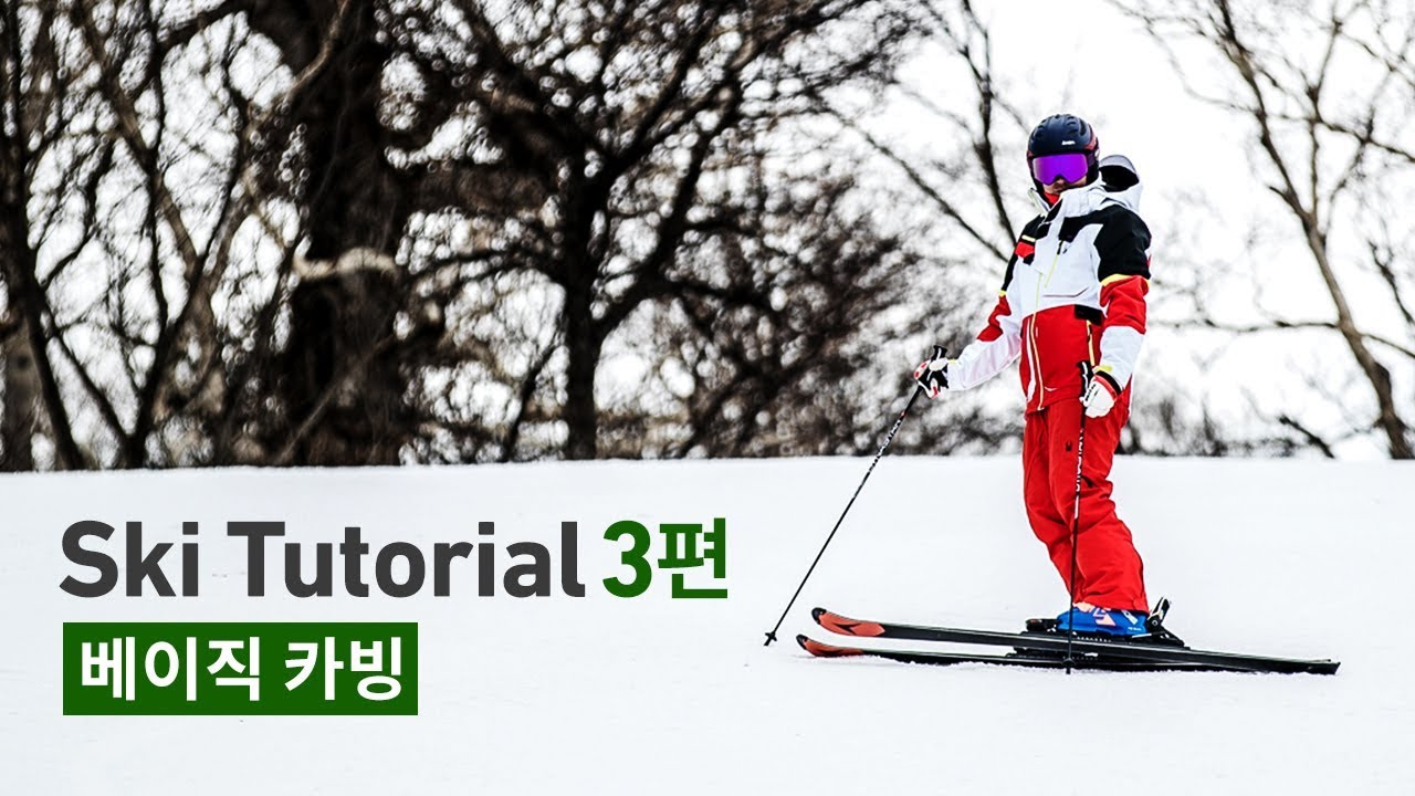 [스파이더 스키 튜토리얼] 3편 베이직 카빙