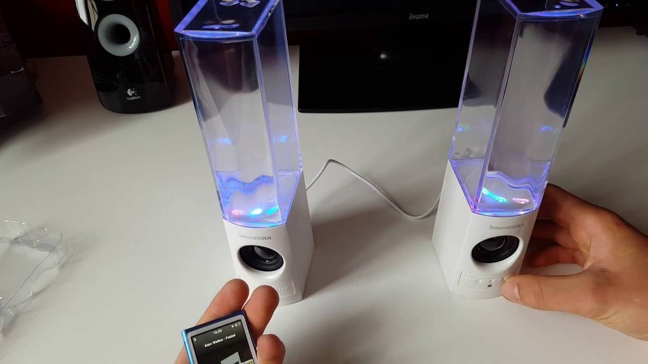 Test Enceinte &agrave; Jet d'eau de SoundSOUL