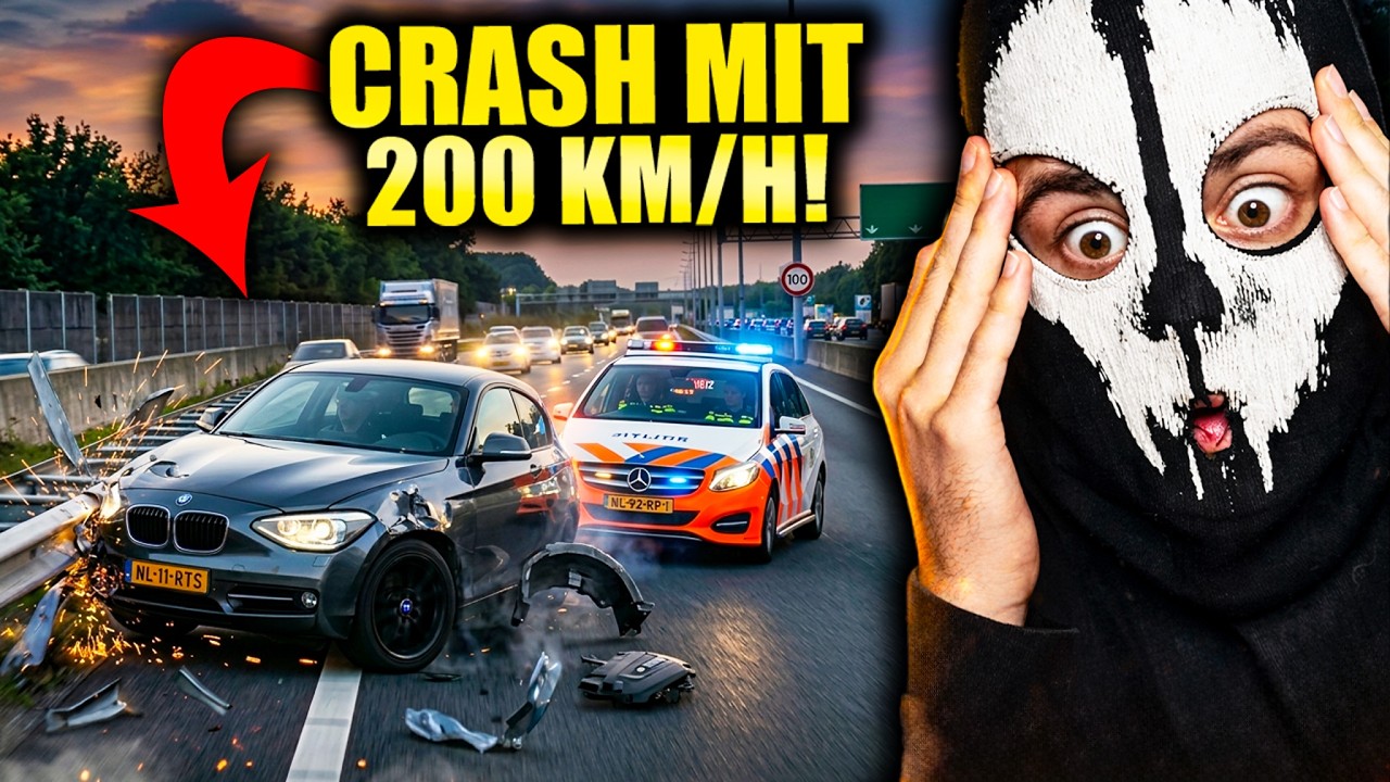 200 km/h CRASH! 💥 | BMW vs. Autobahnpolizei Niederlande 🚨