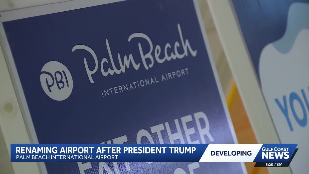 DeSantis signs bill to rename Palm Beach International Airport after Trump