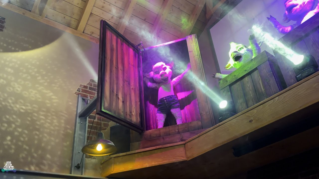 Ziegen Disco im Freizeitpark - Wilde Gautsche - Tripsdrill - ART engineering - Wild Swing