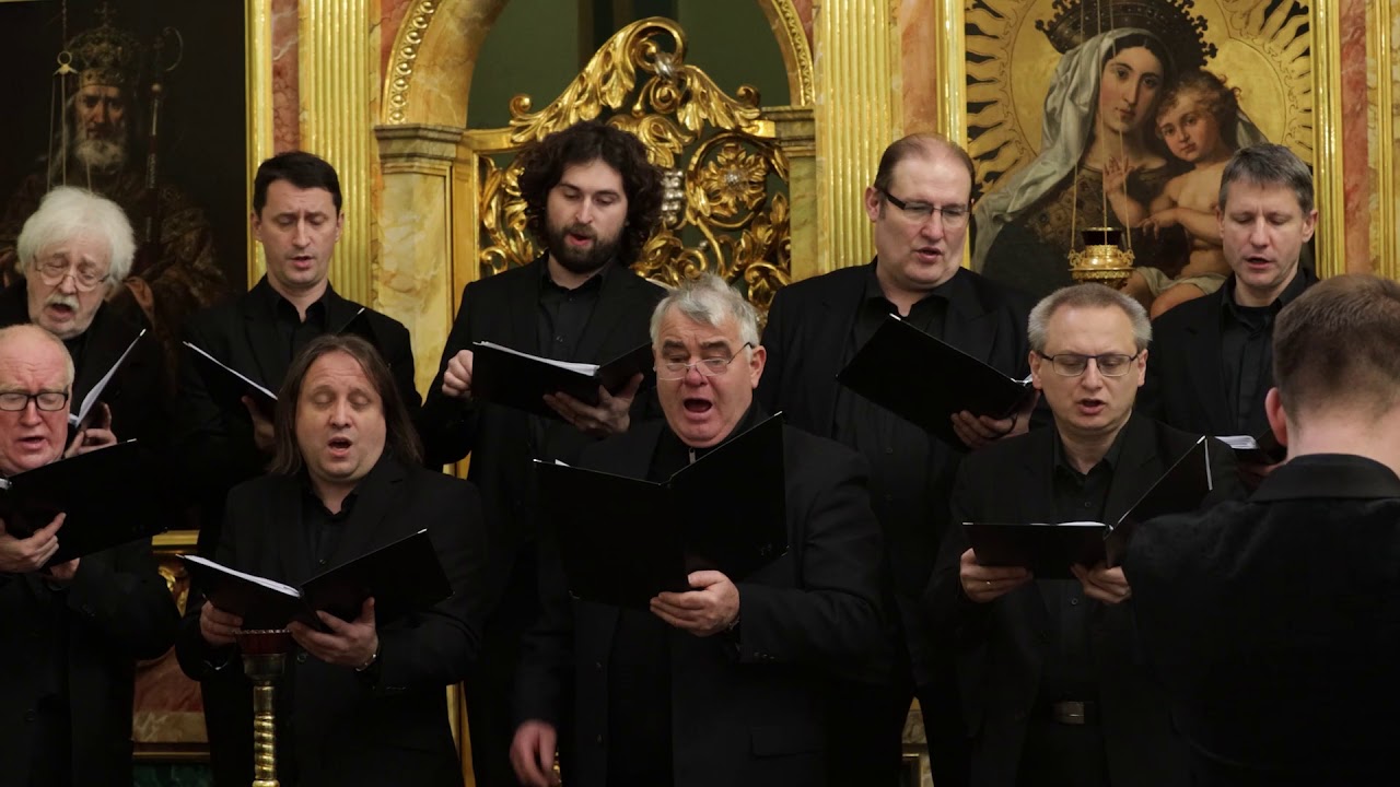 Śpiew cerkiewny Chóru Męskiego Filharmonii Krakowskiej