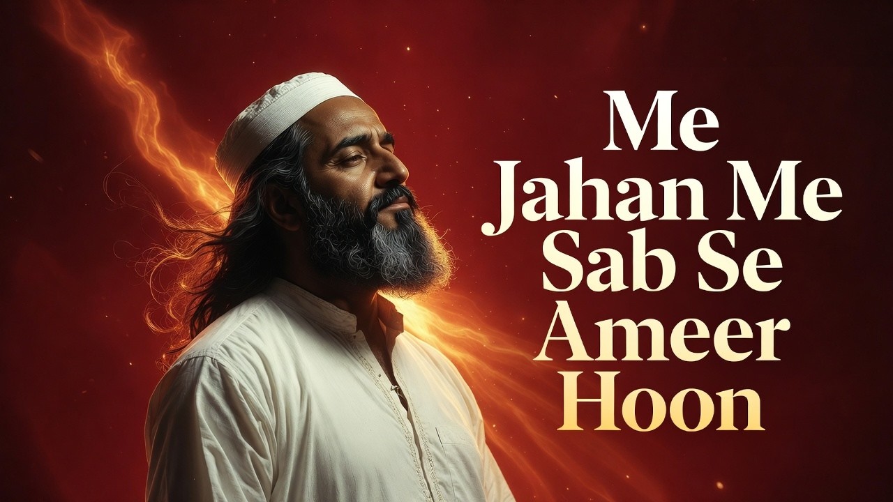 Me Jahan Me Sab Se Ameer Hoon | Heart Touching Sufi Song 2026 | Emotional Sofi Kalam