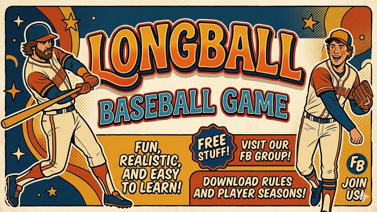 Free 1970s Retro Baseball Game!  Yes! You heard Right.  Several seasons available!  Check it out! 