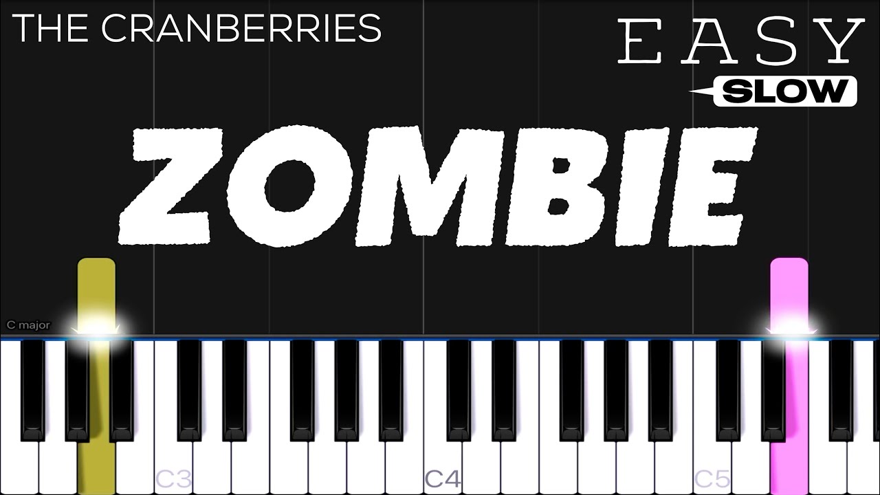 The Cranberries - Zombie | SLOW EASY Piano Tutorial
