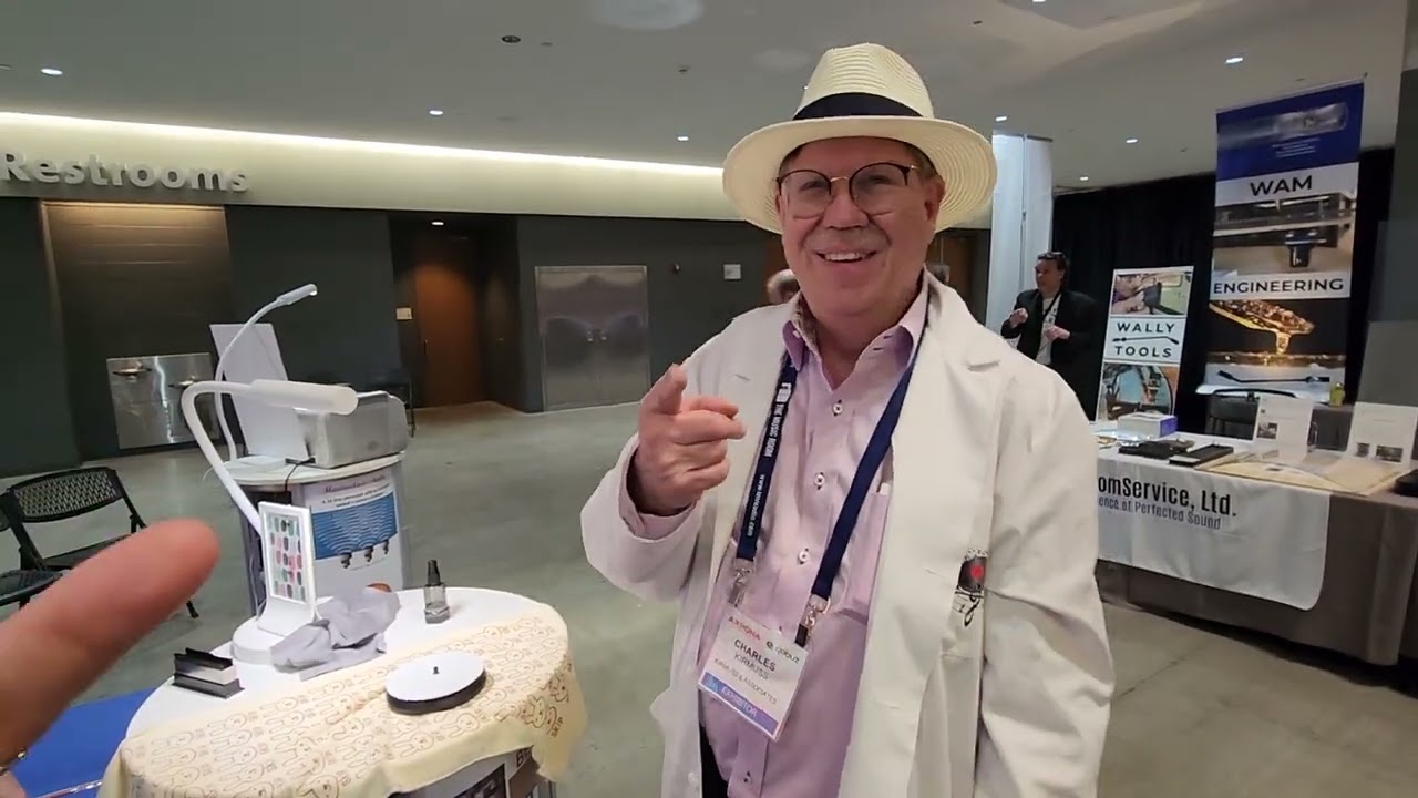 Watch Impressive Vibration Control Demo -A/V Room Service-Plus Charles Kirmuss Amazing Record Cleane