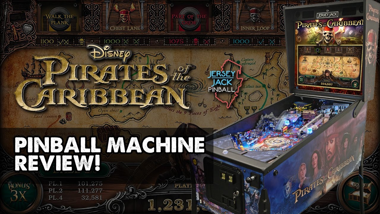 BEST PINBALL MACHINE EVER? Pirates of the Caribbean Review (Jersey Jack, 2018)