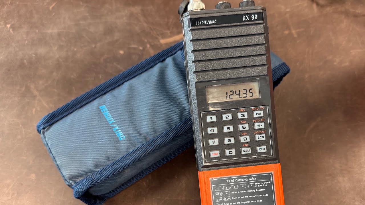 I didn’t know BK made an air-band radio… or did they? Bendix/King KX99 aviation radio