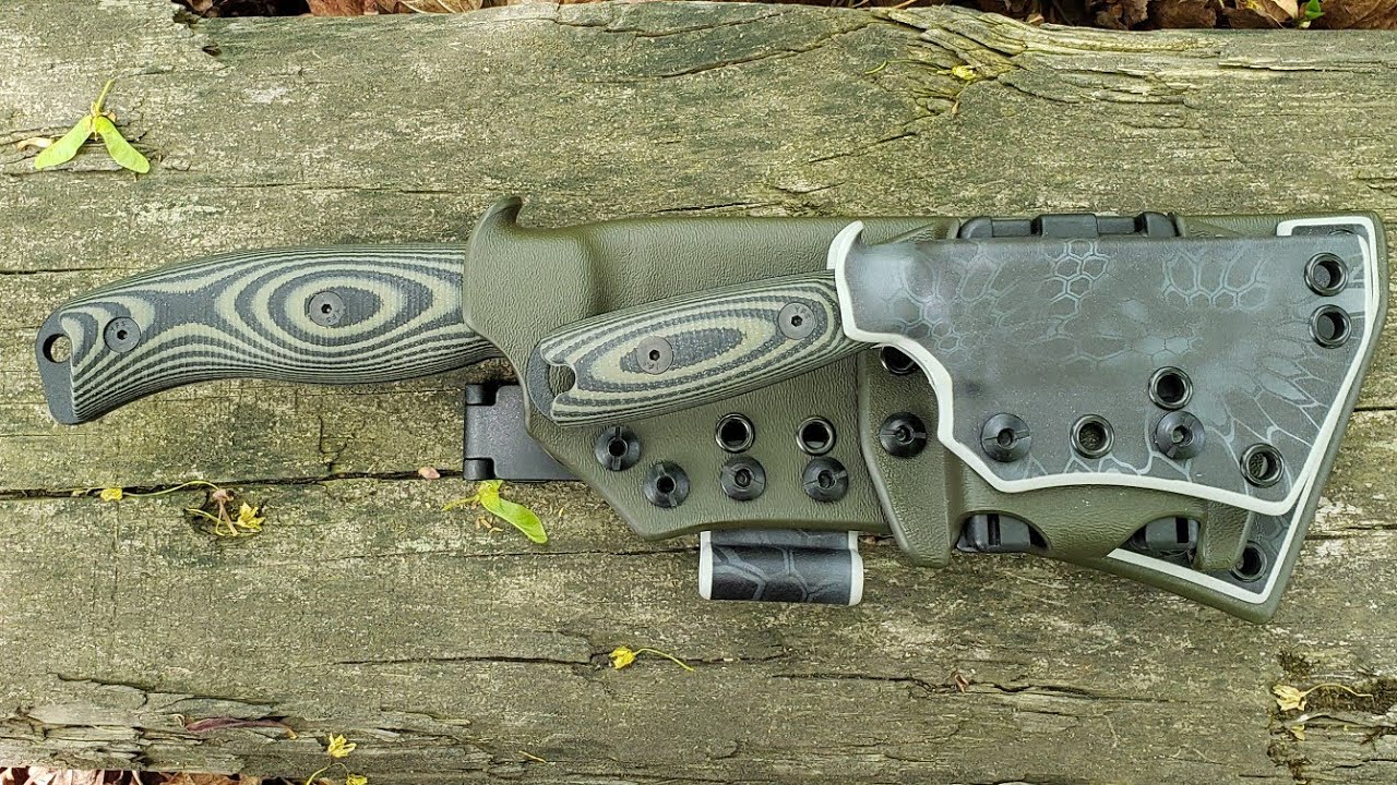ESEE Junglas, 6, 3, Izula II & CR2.5 Custom Kydex
