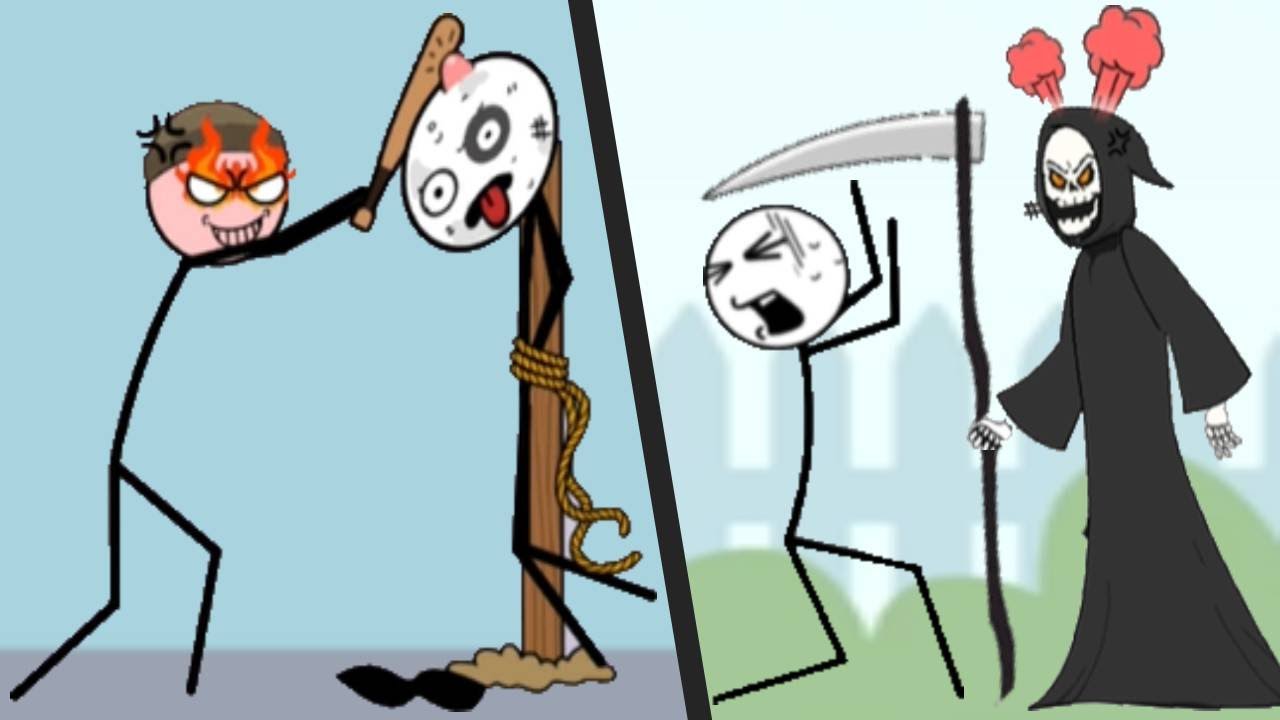ESCAPE ROPE vs THIEF PUZZLE - All Levels Satisfying Double Mobile TikTok Gameplay STICKMAN ios