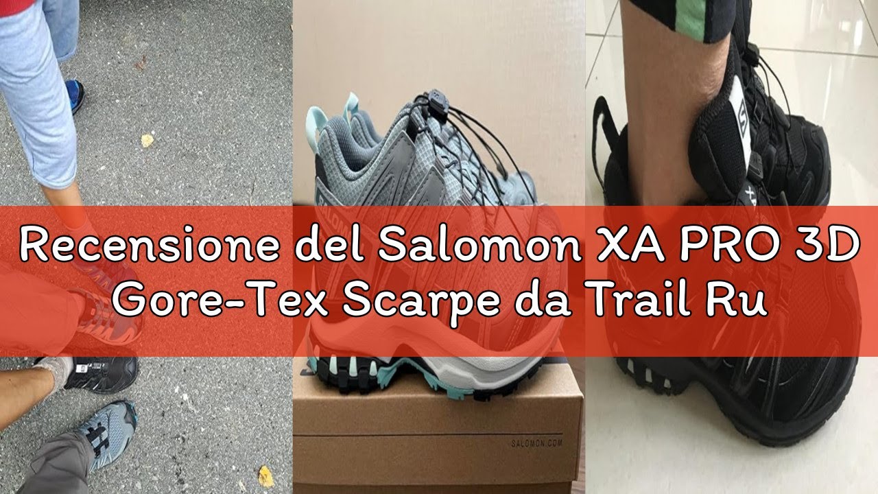 Recensione del Salomon XA PRO 3D Gore-Tex Scarpe da Trail RunningDonna
