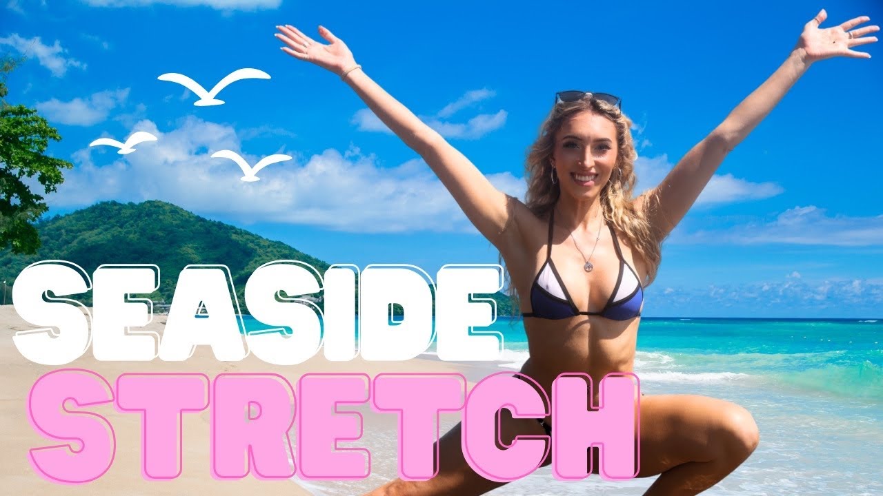 Beach Stretches You’ll LOVE Before Swimming! 🌊✨