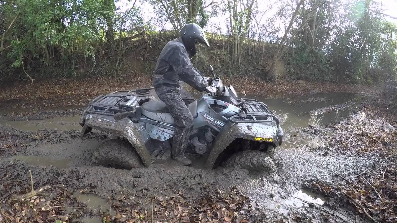 Rando quad hytrack/sym/can am/gros bourbier Go pro hero 4