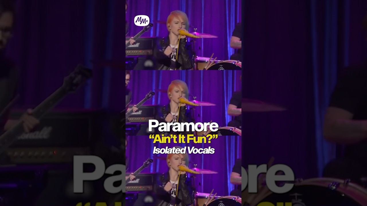 The isolated vocals on &ldquo;Ain&rsquo;t It Fun&rdquo; by Paramore are 🔥