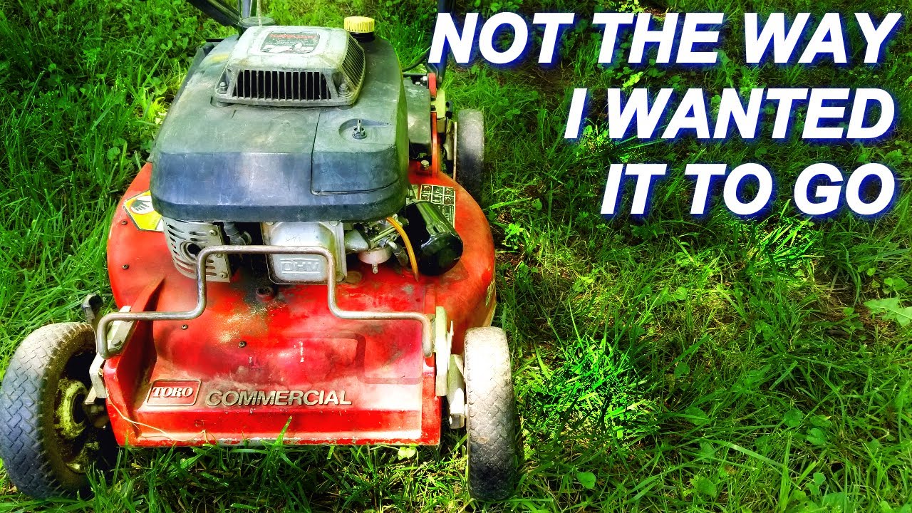 Bringing an Old Toro Commercial mower out of retirement.