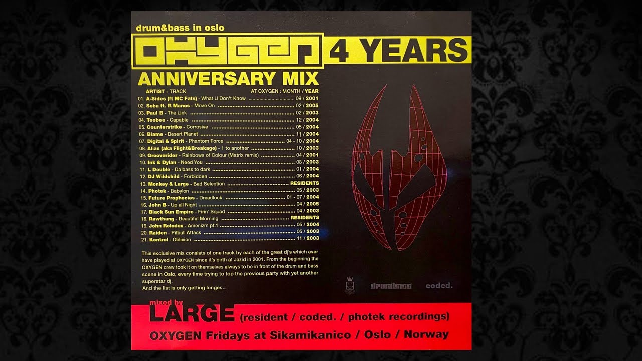 DJ LARGE - OXYGEN 4 Years Anniversary Mix (Drum&Bass)