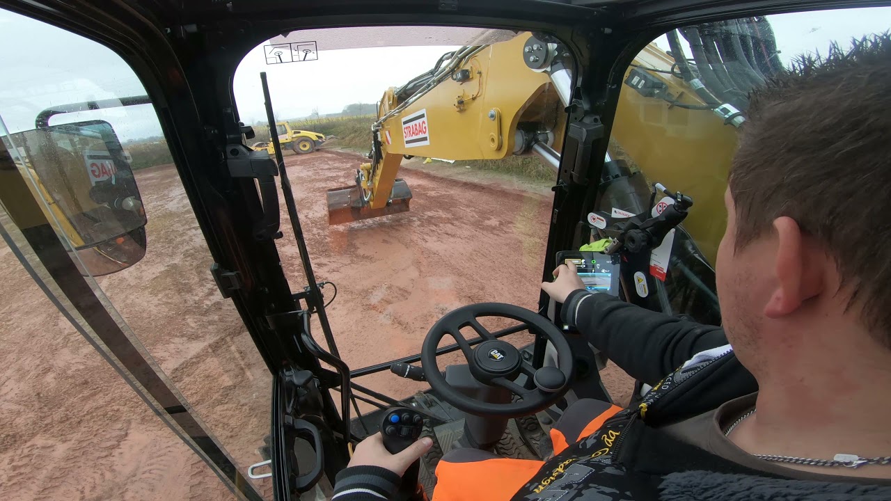 CAT M320 NEXT GENERATION | OILQUICK | JOYSTICKLENKUNG | MOBILBAGGER | GOPRO |