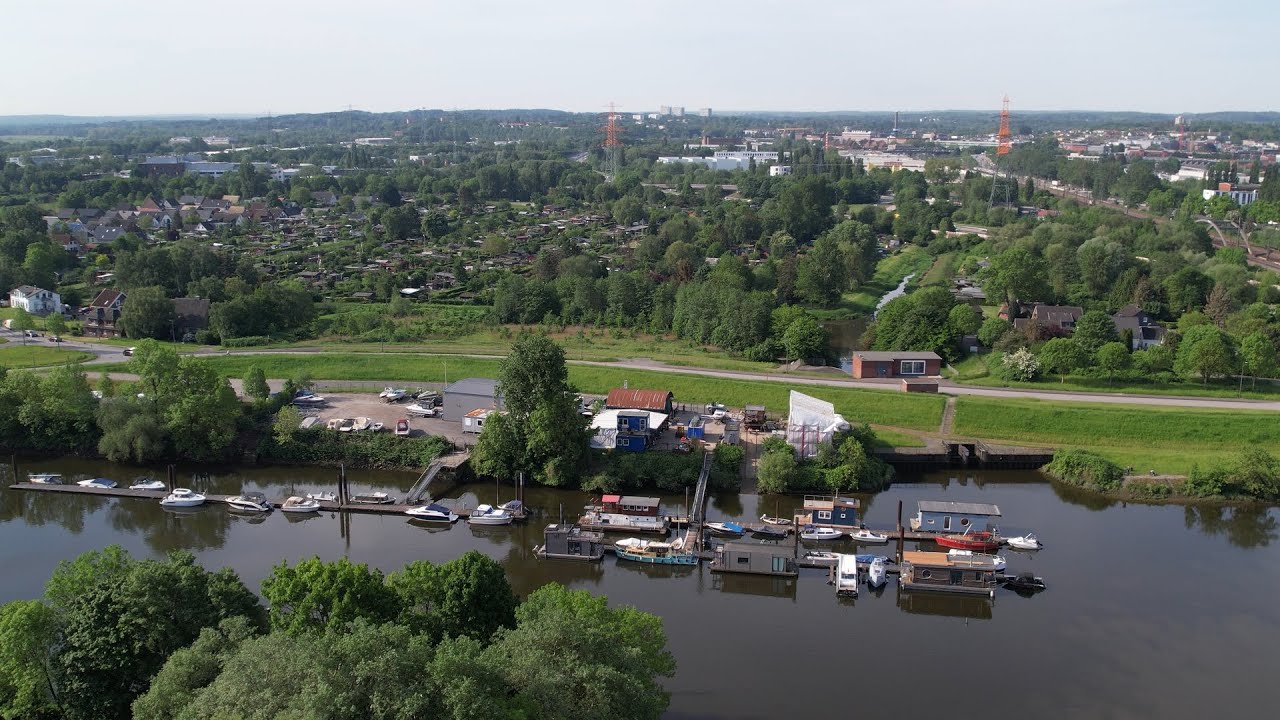 Der Hausboot Hafen Hamburg - Nordtour