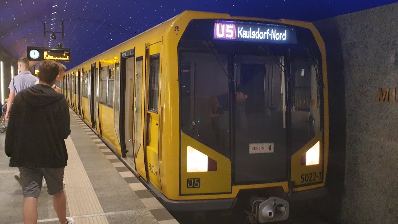 U-Bahn Berlin|Mitfahrt im H97 auf der U5 von Museumsinsel bis Kaulsdorf-Nord