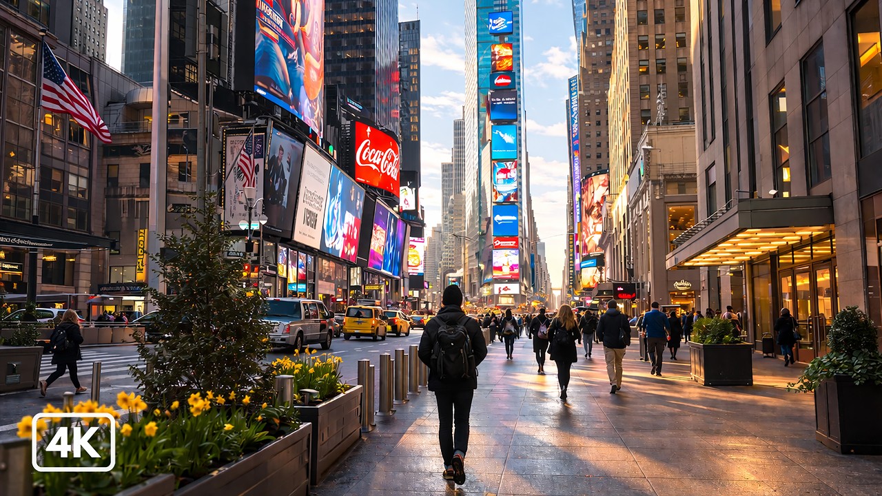 Morning Walk in NYC | Port Authority to Rockefeller Center