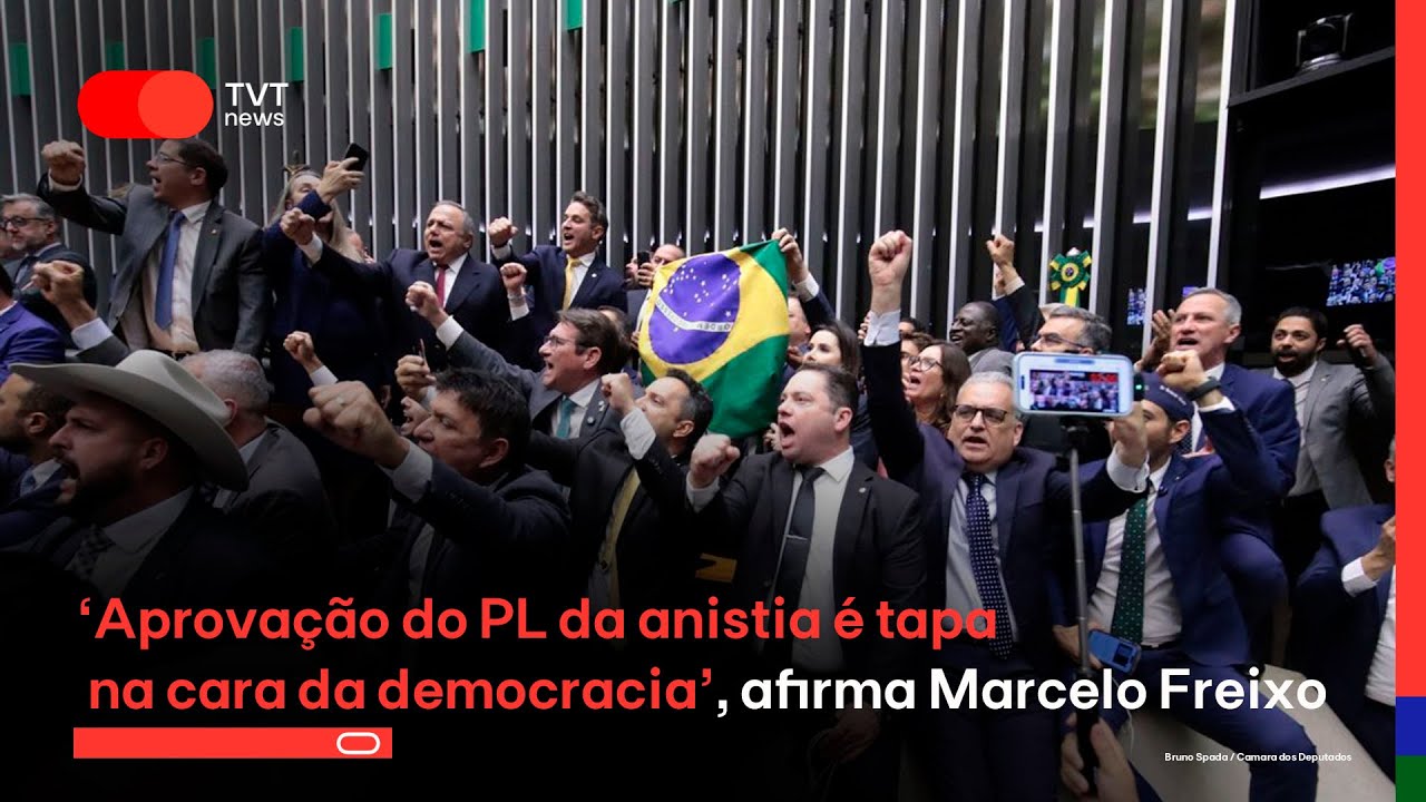‘Aprovação do PL da anistia é tapa na cara da democracia’, afirma Marcelo Freixo
