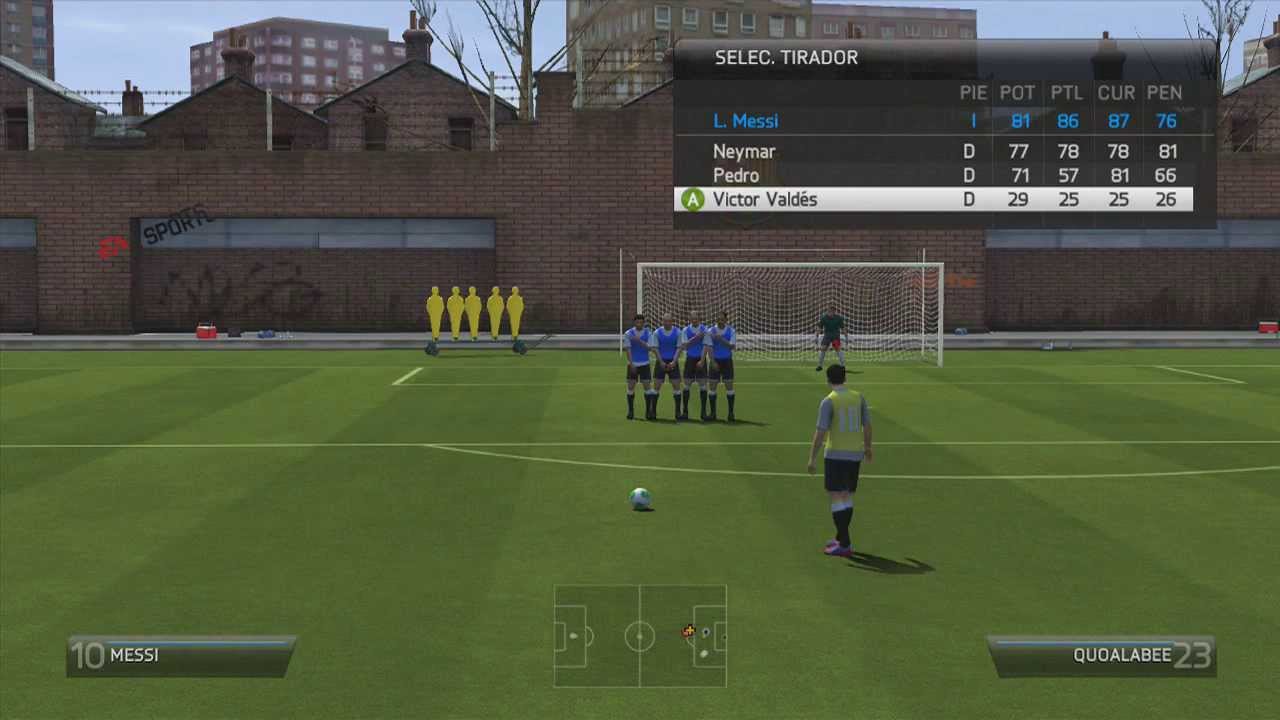 Como Cobrar Tiros Libres FIFA 14,Tutorial corta distancia y media distancia Facil