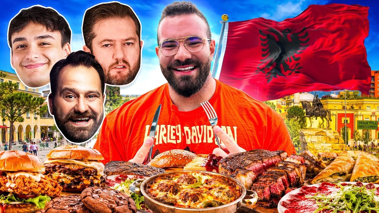 ARNAVUTLUK YEMEK TURU! 🇦🇱 (G&ouml;khan &Uuml;nver, Nalet Bebe, uberkuloz)