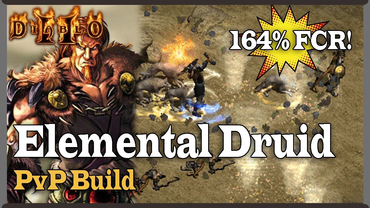 Max Cast Elemental (Wind) Druid! | Diablo 2 PvP Build | Tornado 4 Dayz