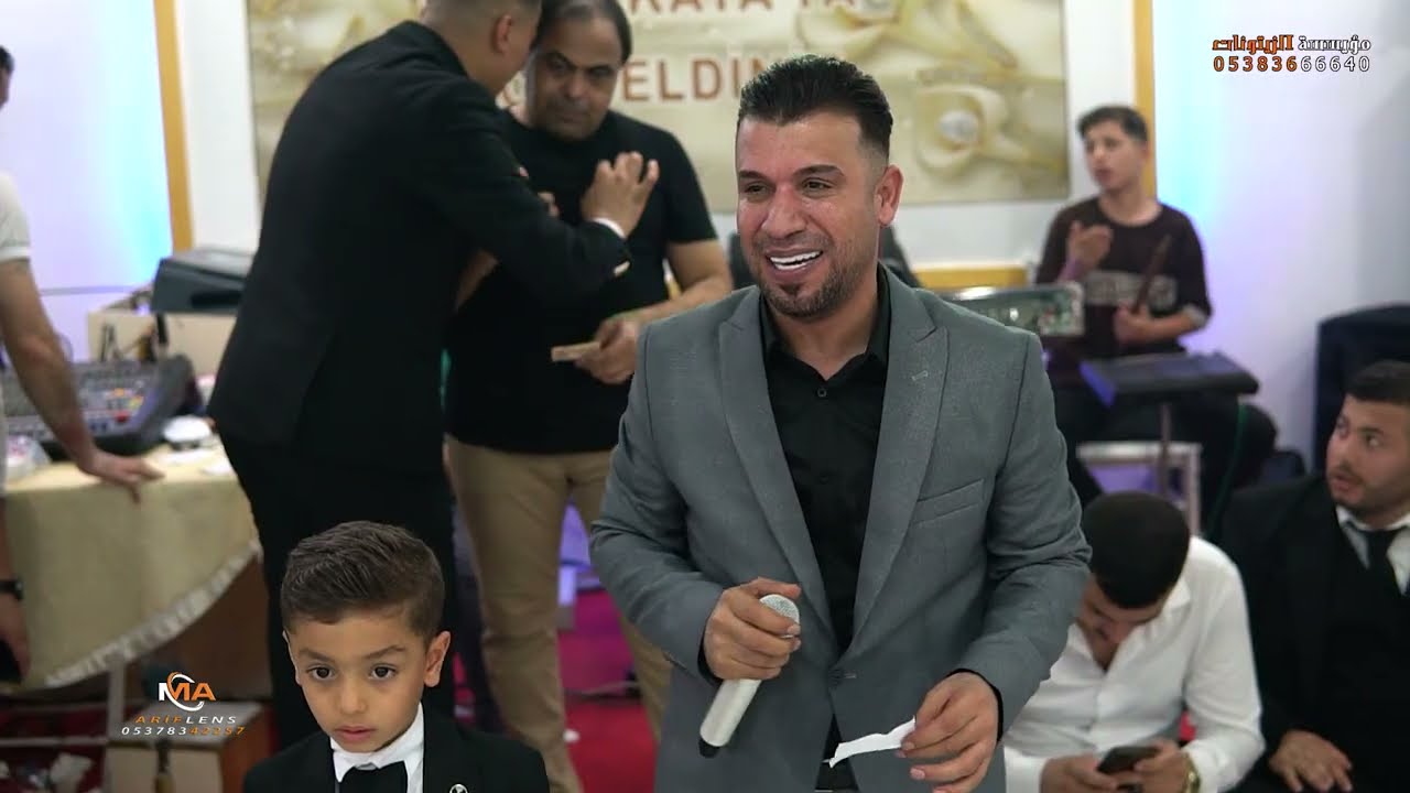 الفنان خالد الجبوري زفاف العريس وائل محمدعلي الغريزاهالي جب الدم عشيرة الغنايم الغريزات ج3