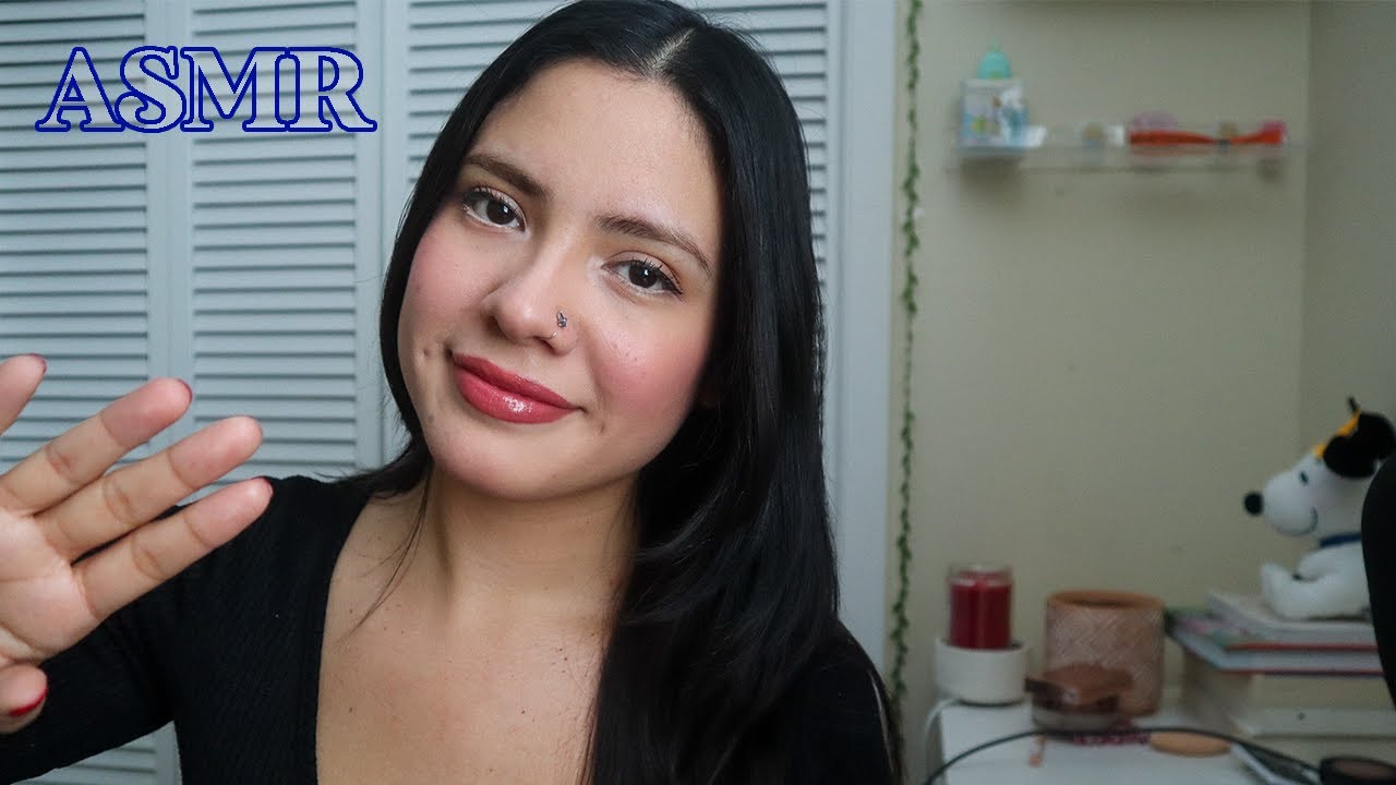 ASMR Personal Attention Face Touching and Tapping with Mouth Sounds