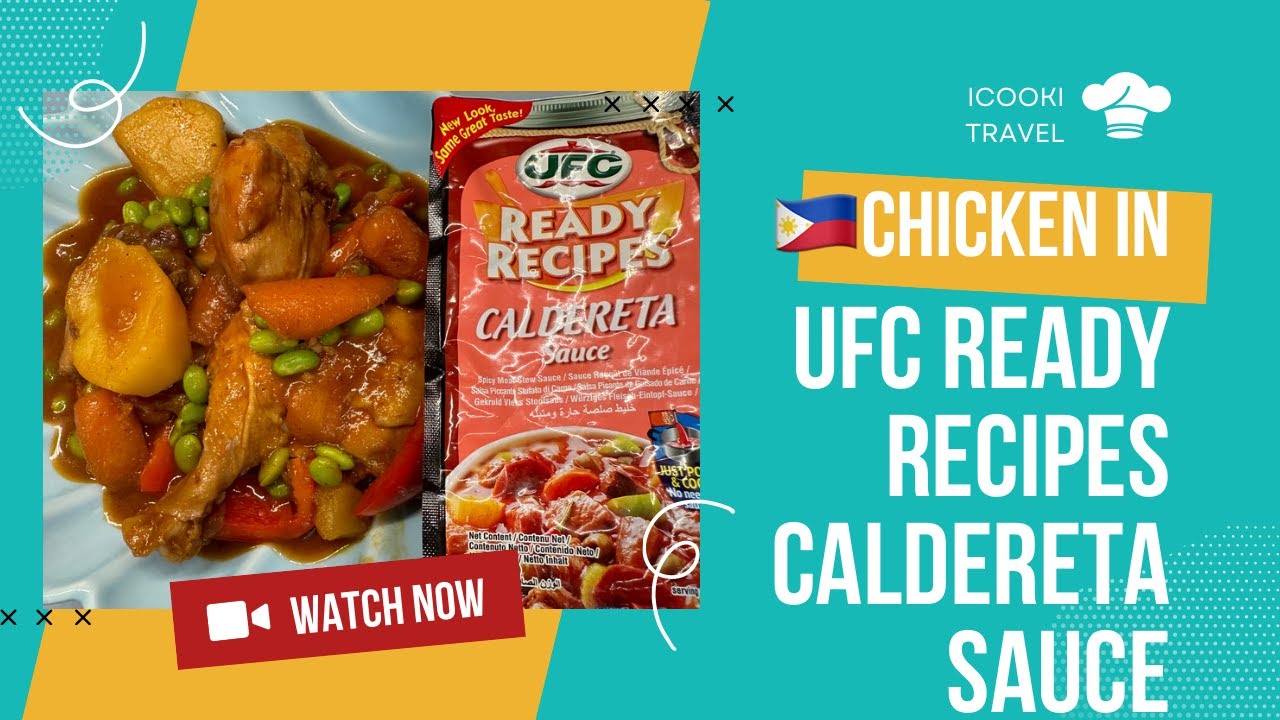 🇵🇭CHICKEN IN UFC READY RECIPES CALDERETA SAUCE #caldereta #calderetarecipe #Ufc #ufc #cooking #yummy