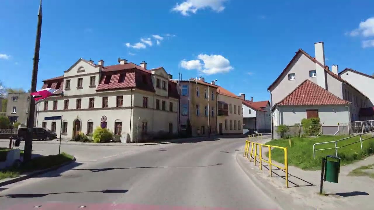 OSTRÓDA - Krótka przejażdżka. 4K 60FPs