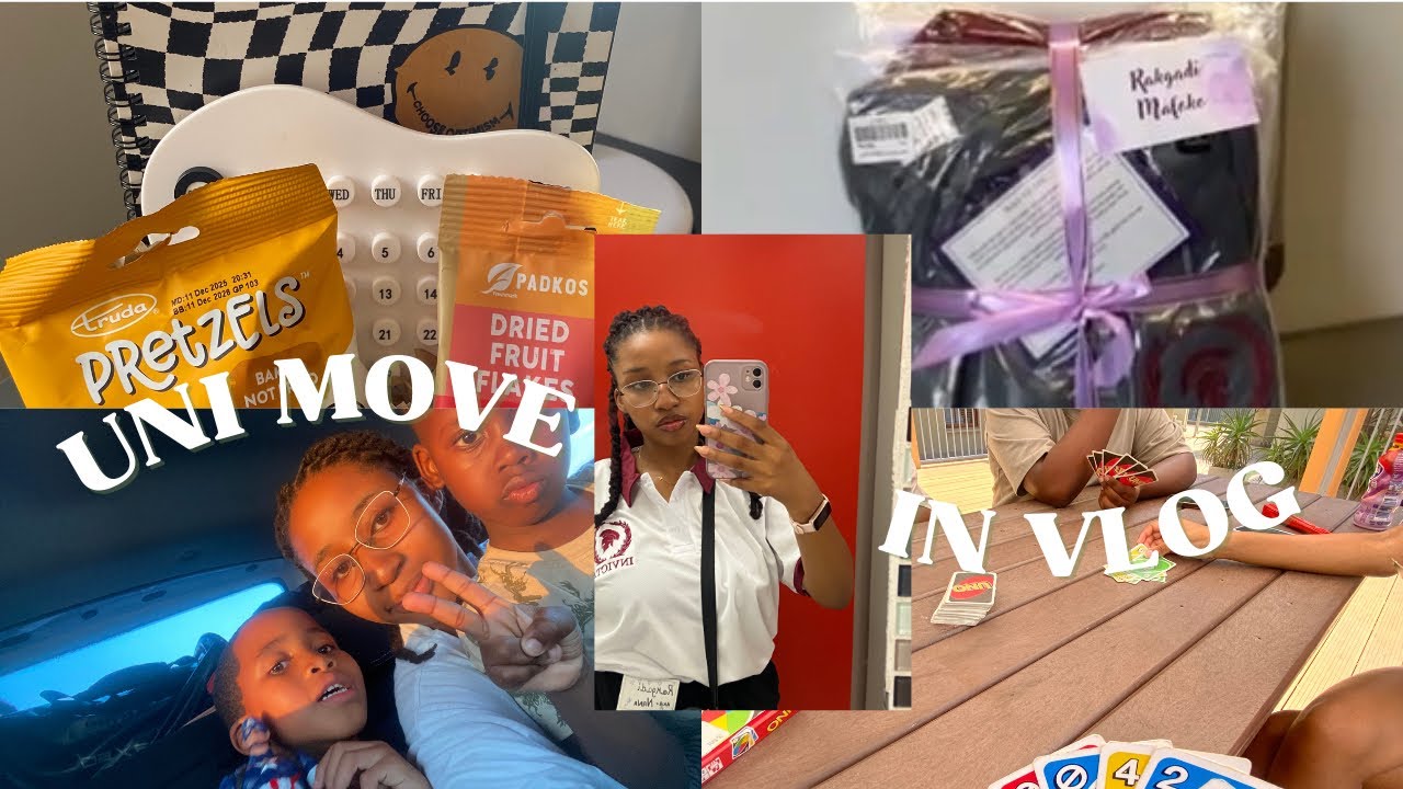 Uni Move In Vlog| DBN-PTA| Unpacking| Room Tour