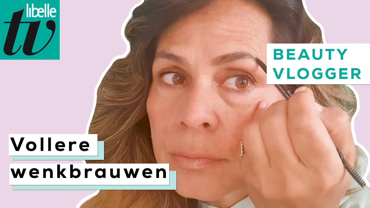 Wenkbrauwen bijtekenen op een natuurlijke manier - Libelle Beautyvlogger