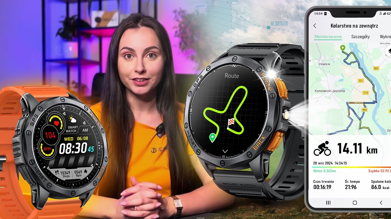 🏎️ Totalny Mercedes wśr&oacute;d męskich smartwatchy! JGR 67 GPS, styl i funkcje premium 🚀