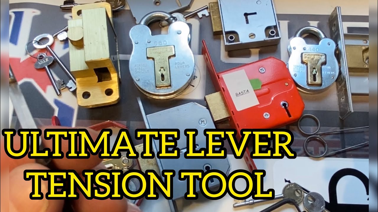 🇬🇧 UK Lockpickers Ultimate Lever Tension Tool
