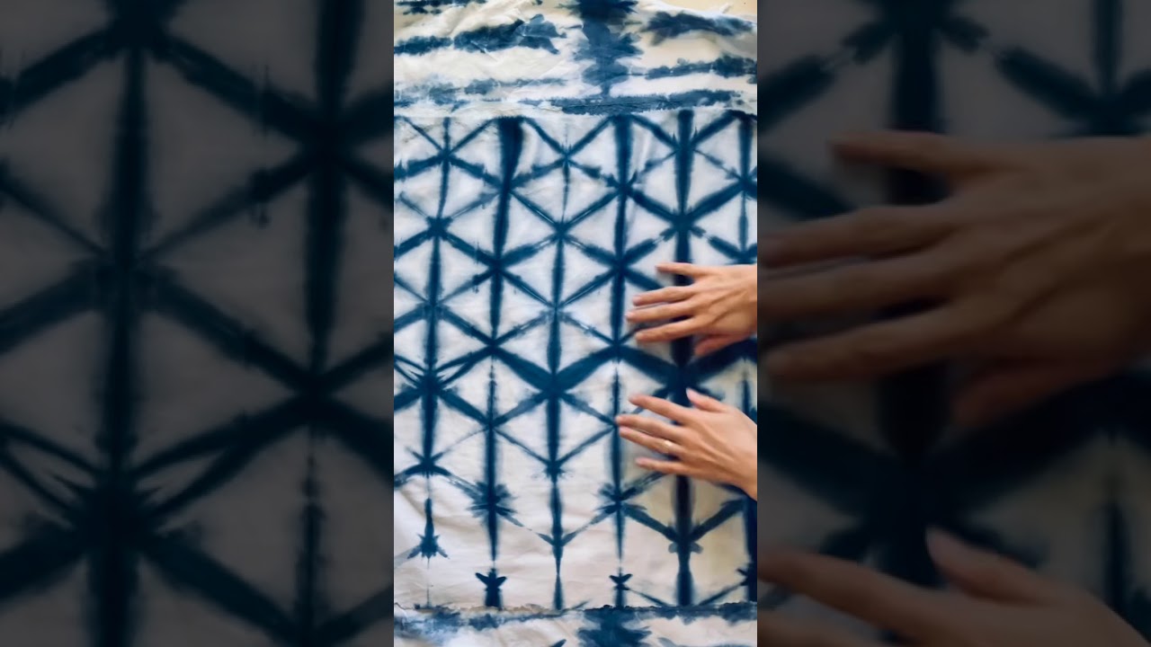 Shibori Tie Dye: Pattern Examples from Online Workshop 
