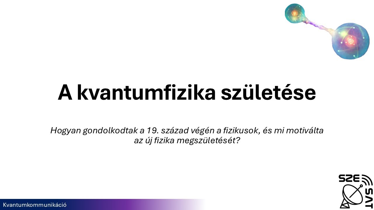 A kvantumfizika születése